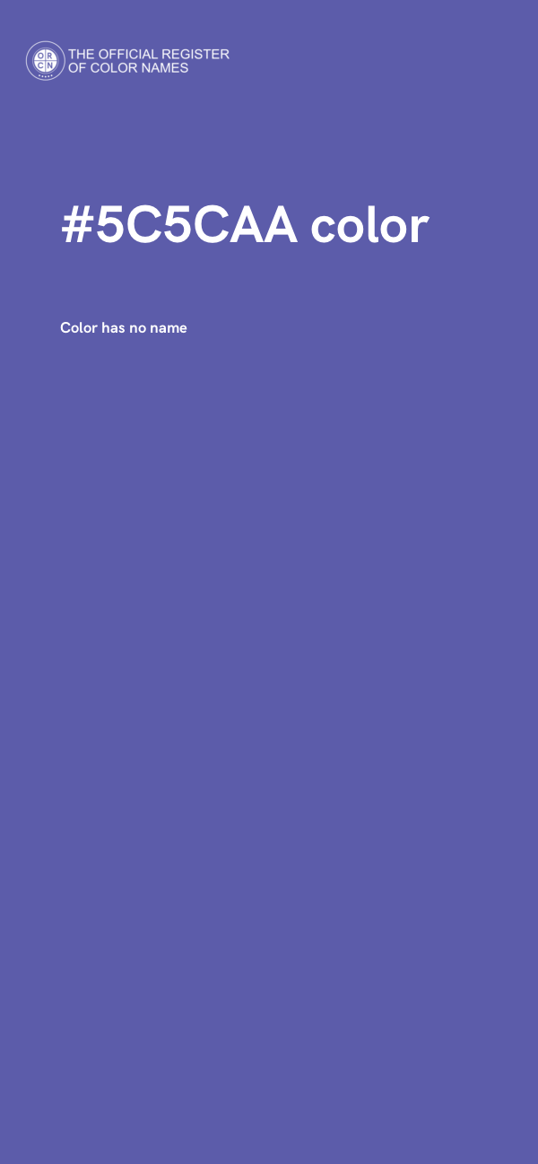 #5C5CAA color image
