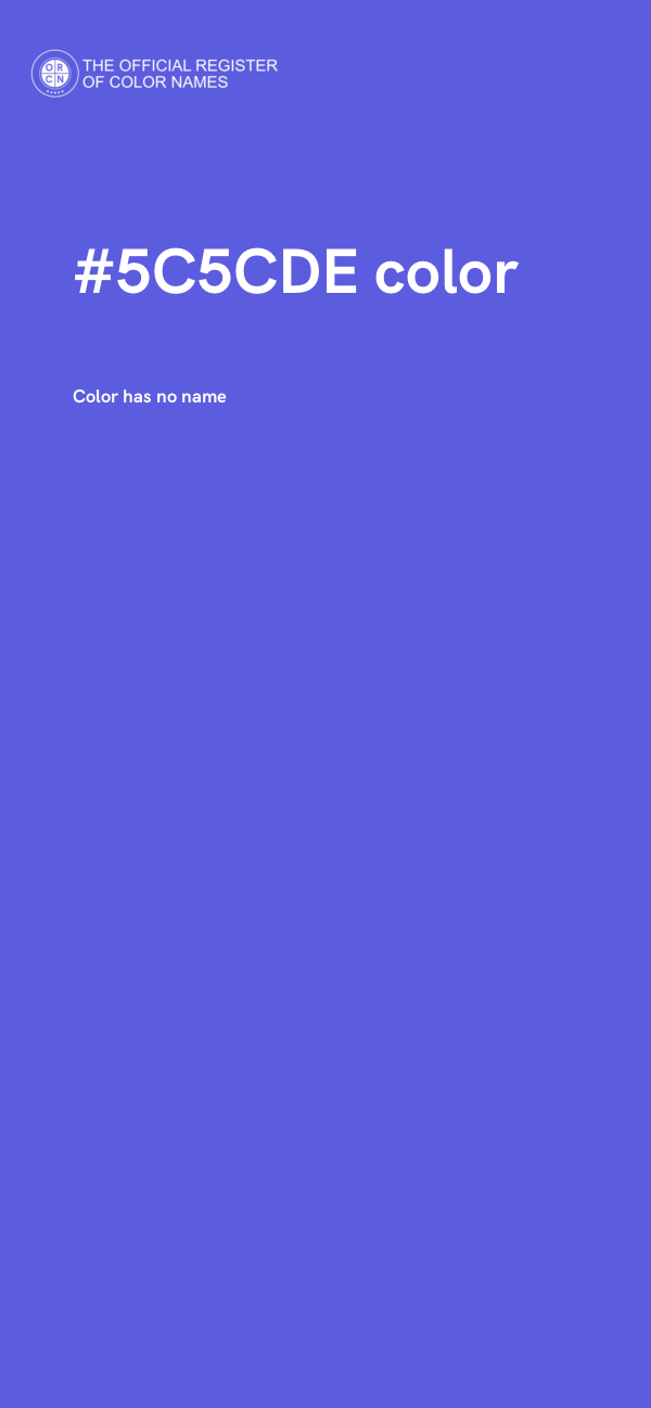 #5C5CDE color image