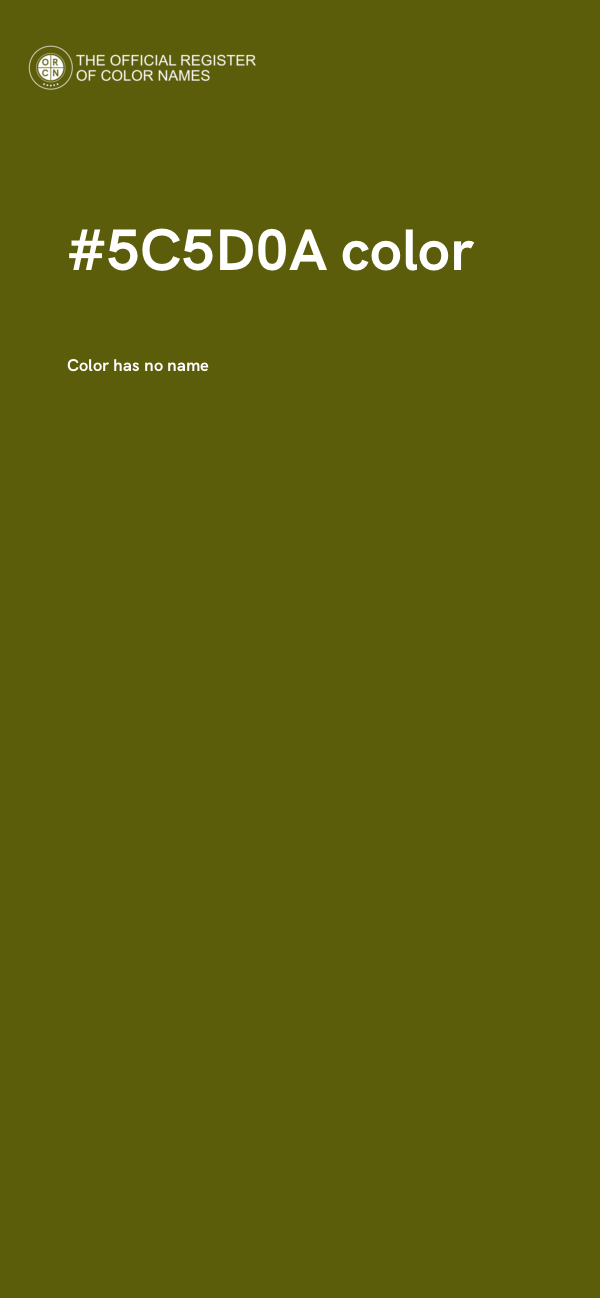 #5C5D0A color image