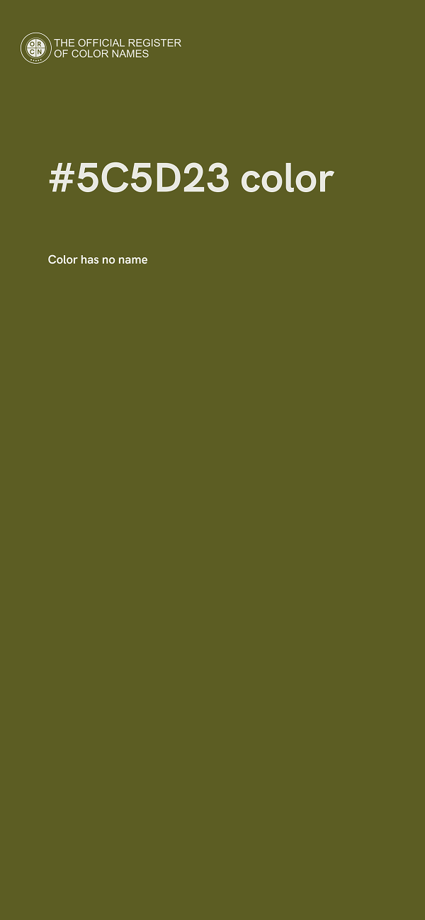 #5C5D23 color image