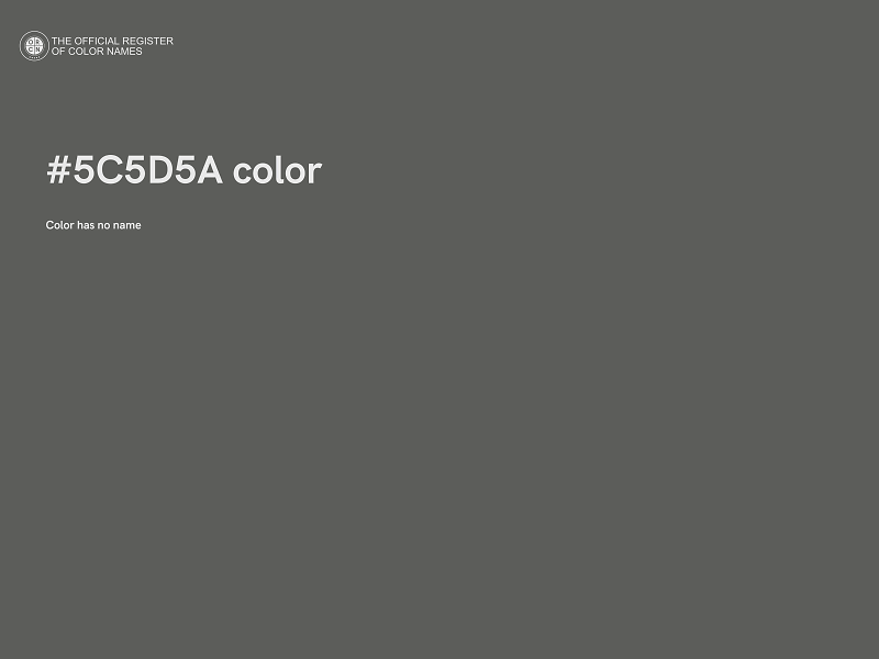 #5C5D5A color image