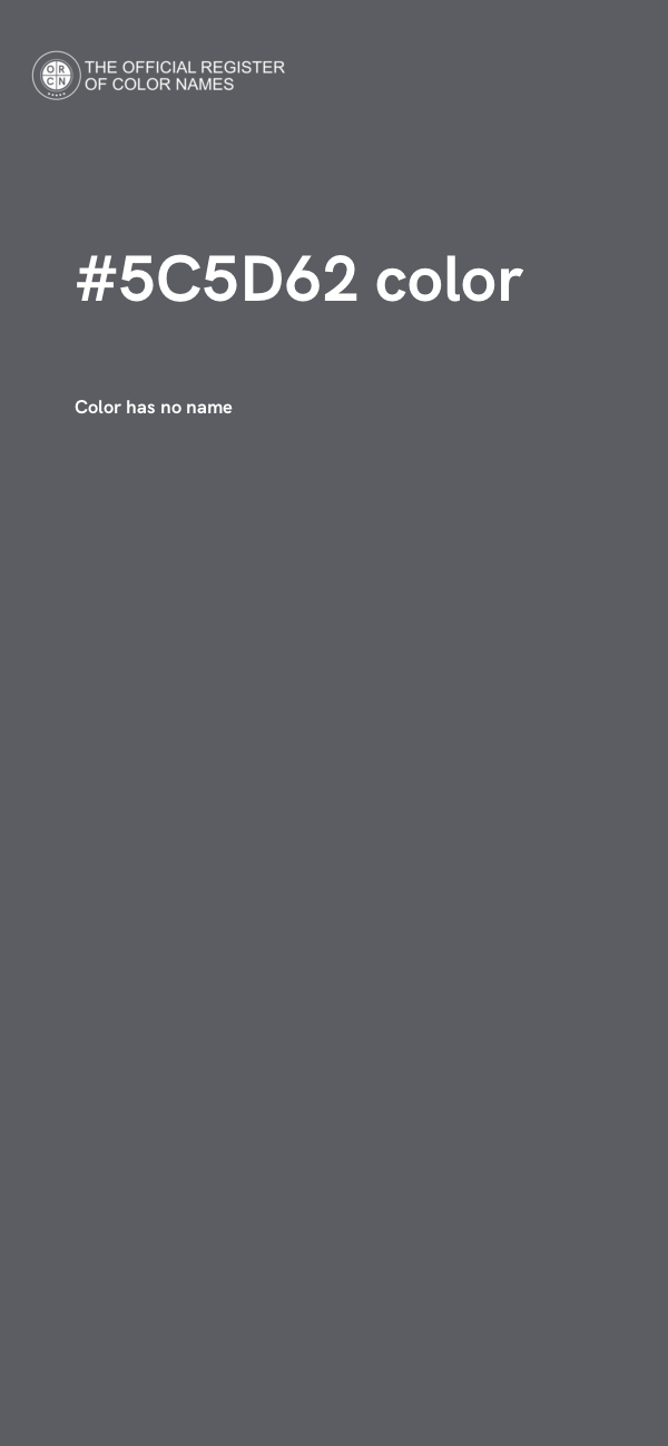 #5C5D62 color image