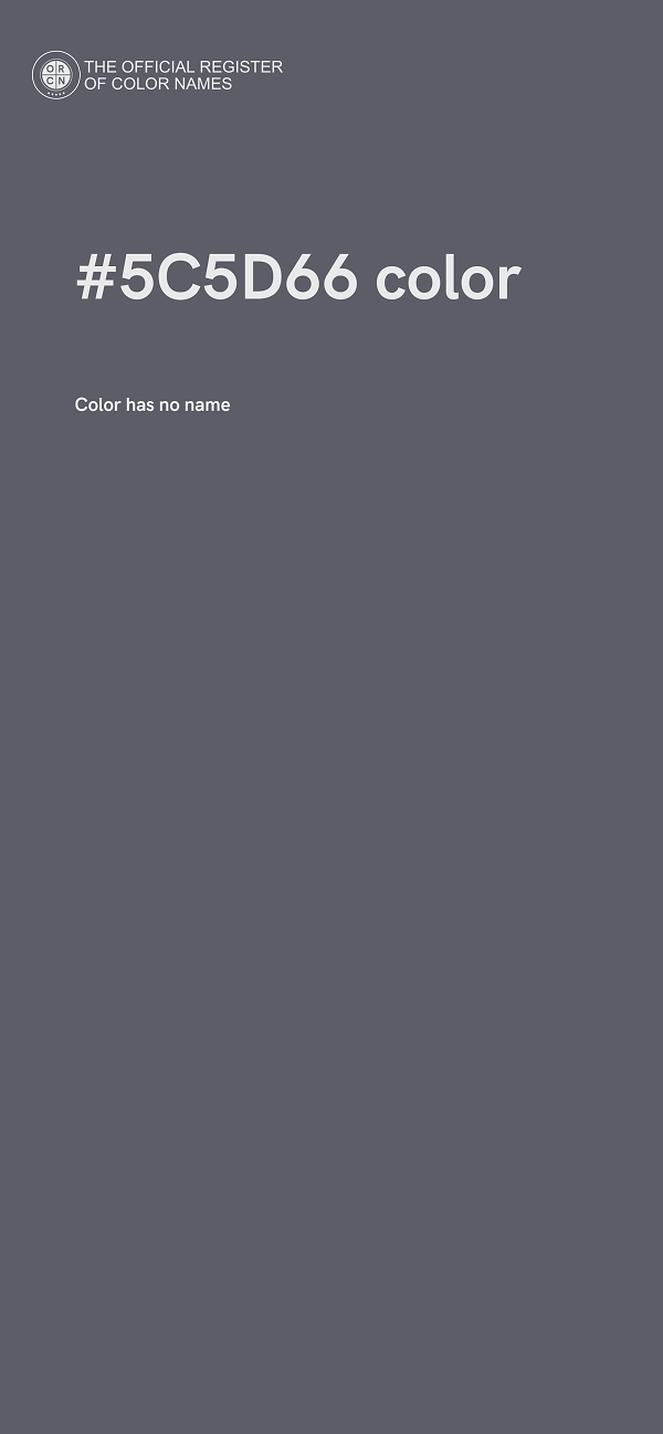 #5C5D66 color image