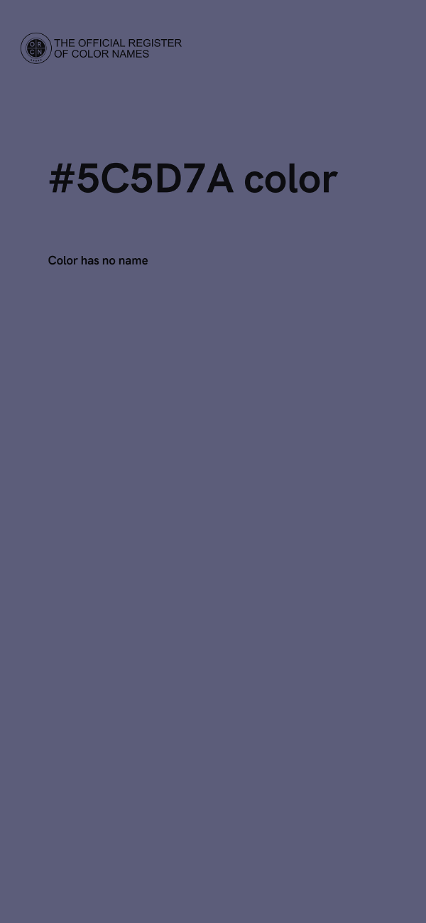 #5C5D7A color image