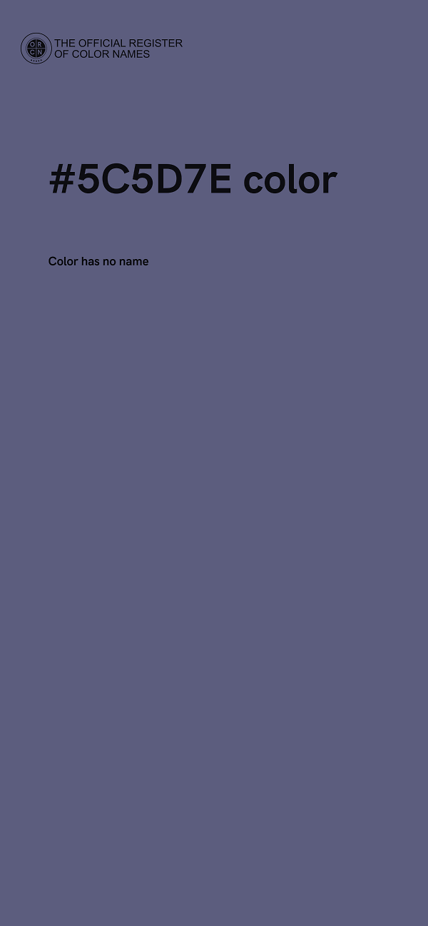 #5C5D7E color image