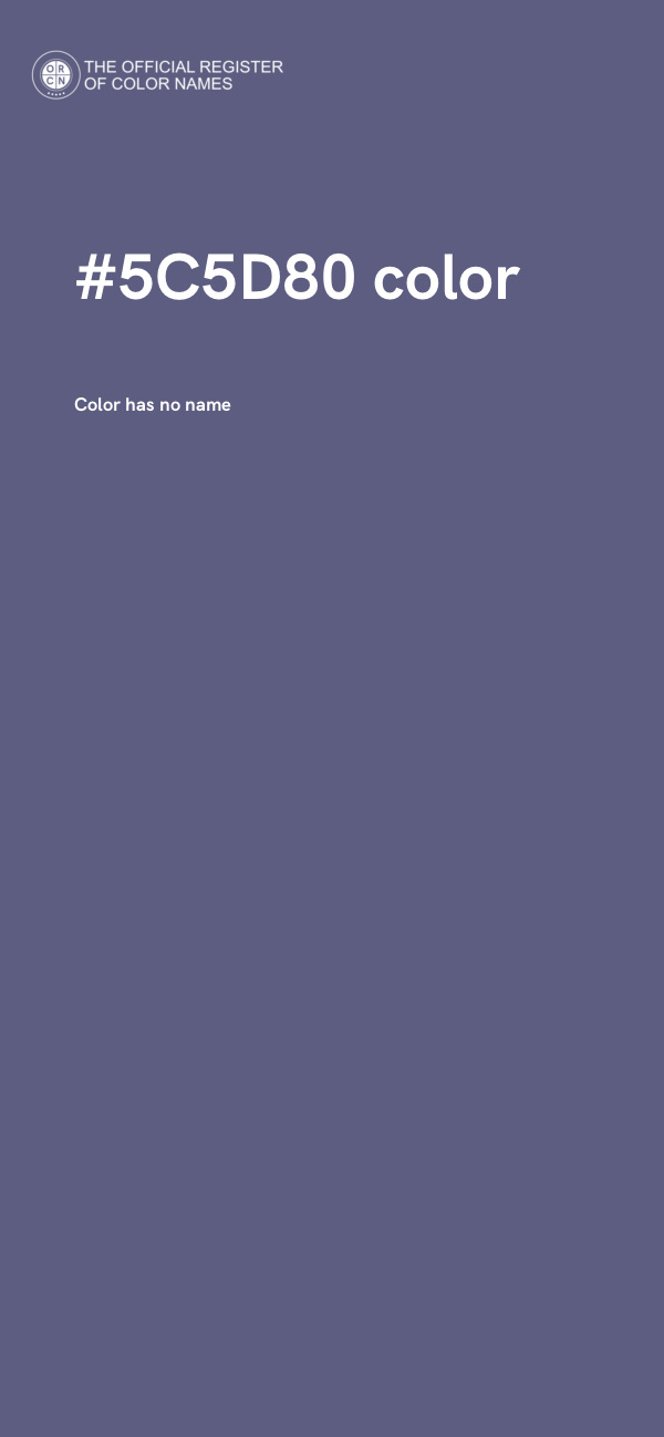 #5C5D80 color image