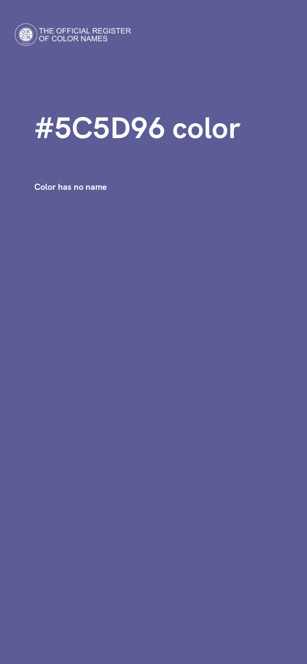 #5C5D96 color image