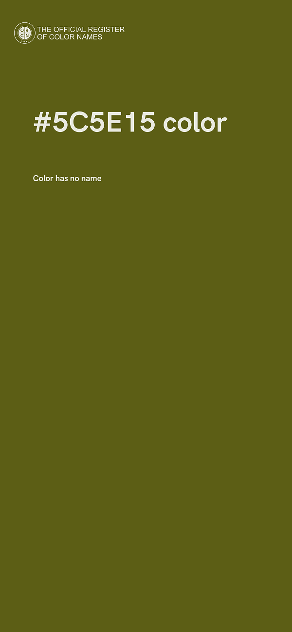 #5C5E15 color image