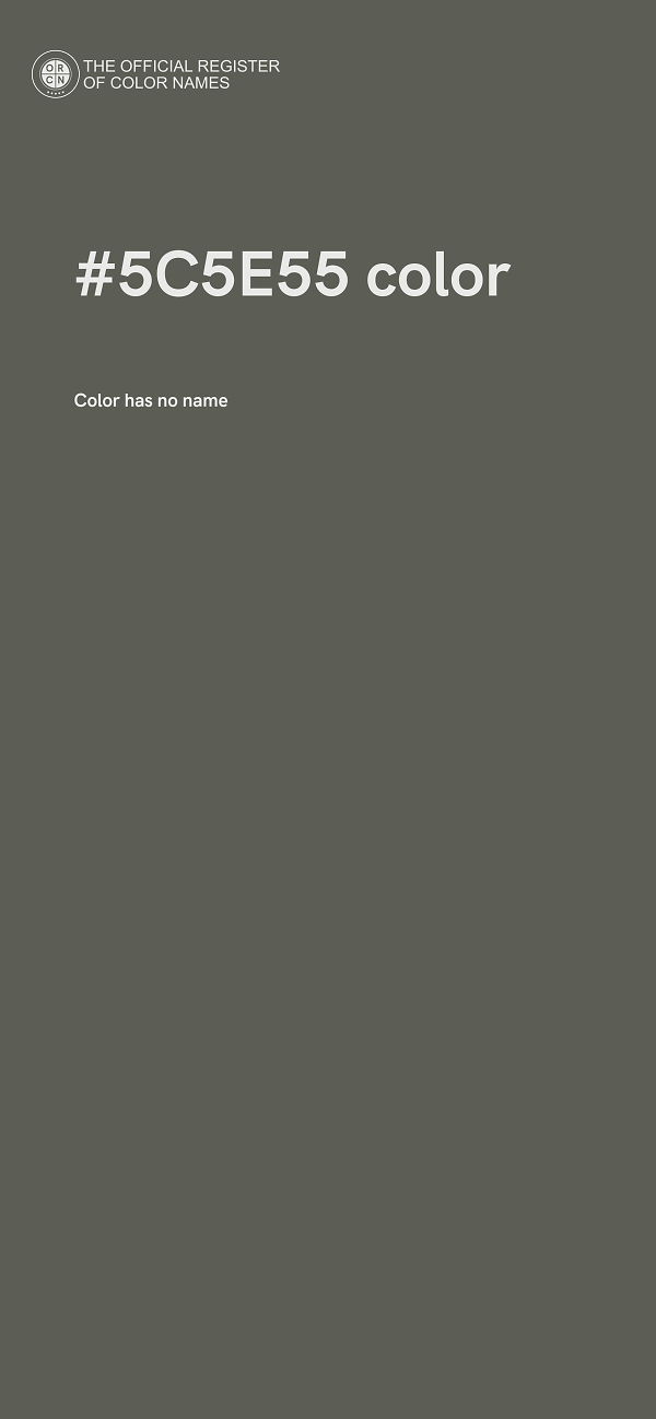 #5C5E55 color image