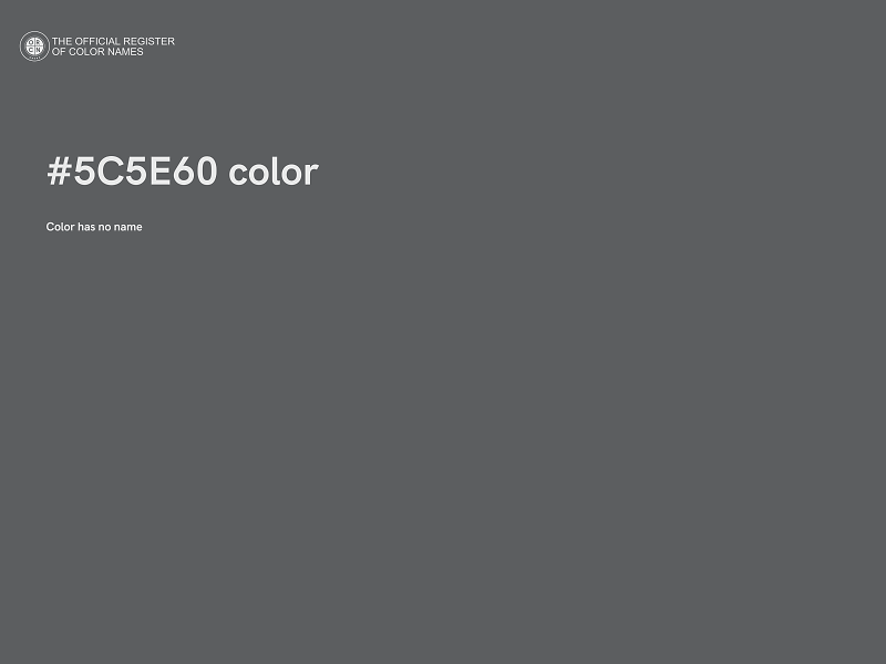 #5C5E60 color image
