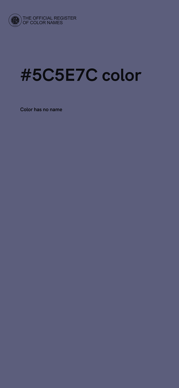 #5C5E7C color image