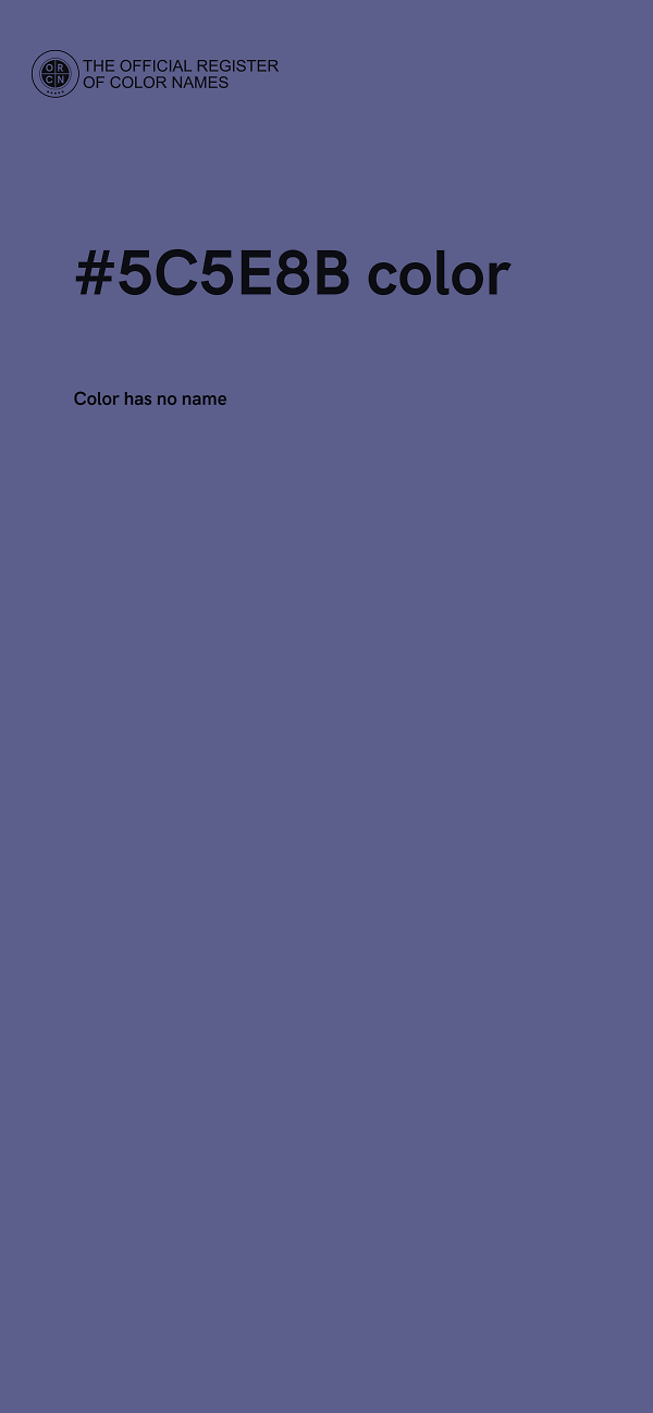 #5C5E8B color image
