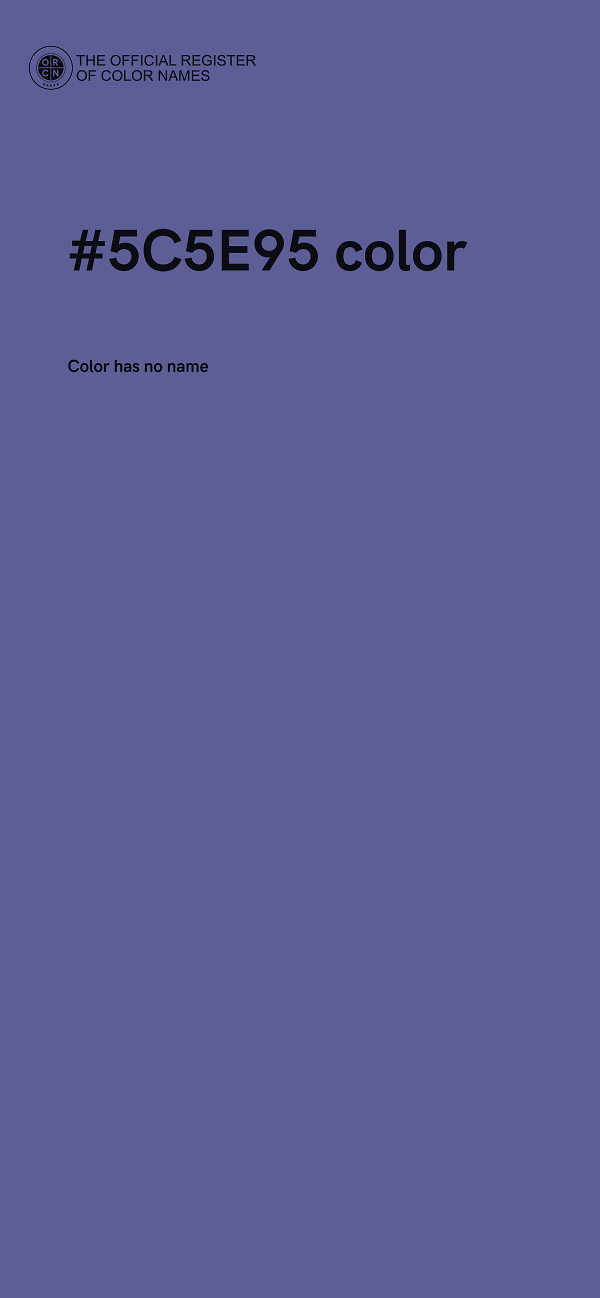 #5C5E95 color image