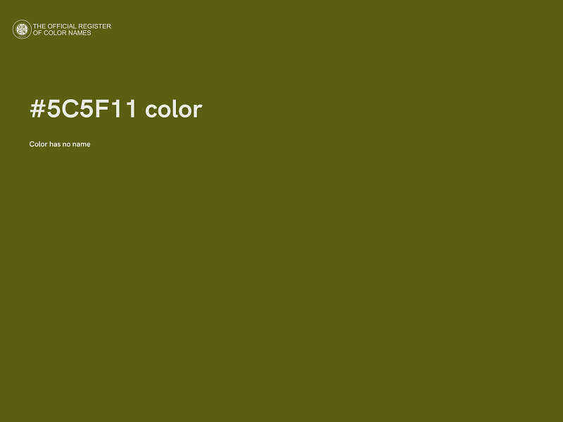 #5C5F11 color image