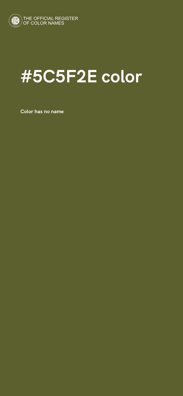 #5C5F2E color image