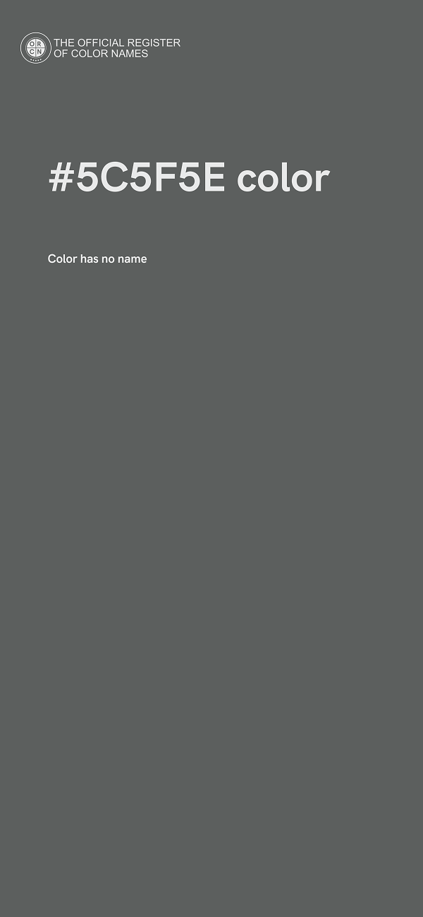 #5C5F5E color image