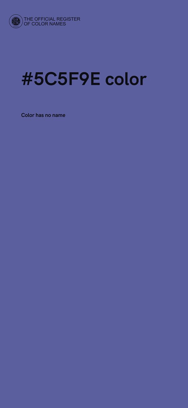 #5C5F9E color image
