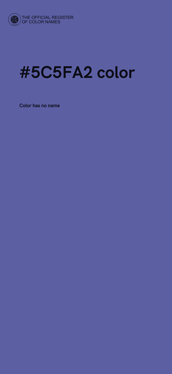 #5C5FA2 color image