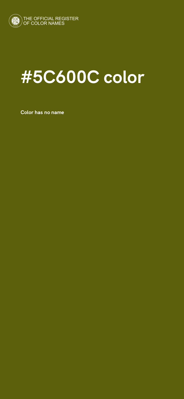 #5C600C color image