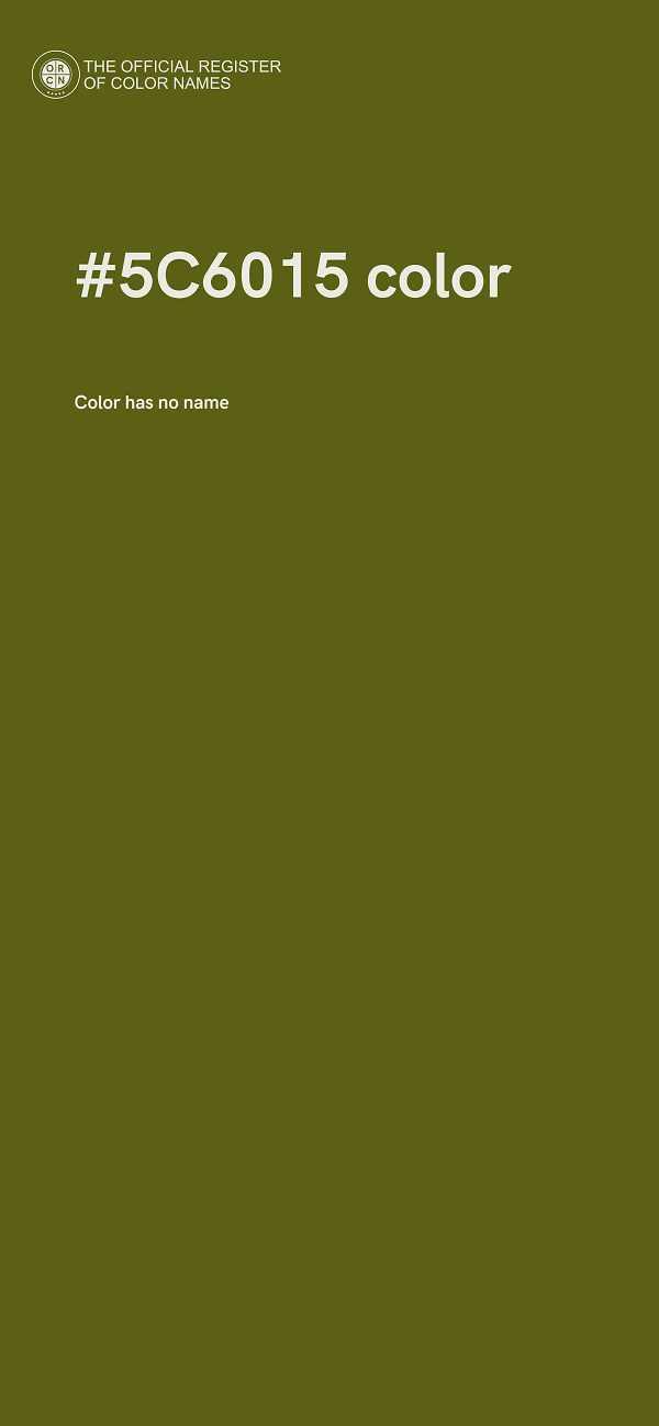 #5C6015 color image