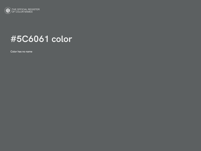 #5C6061 color image