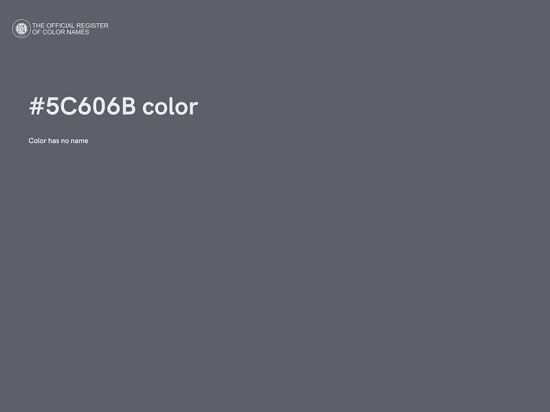 #5C606B color image