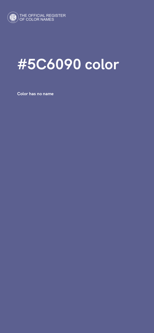 #5C6090 color image