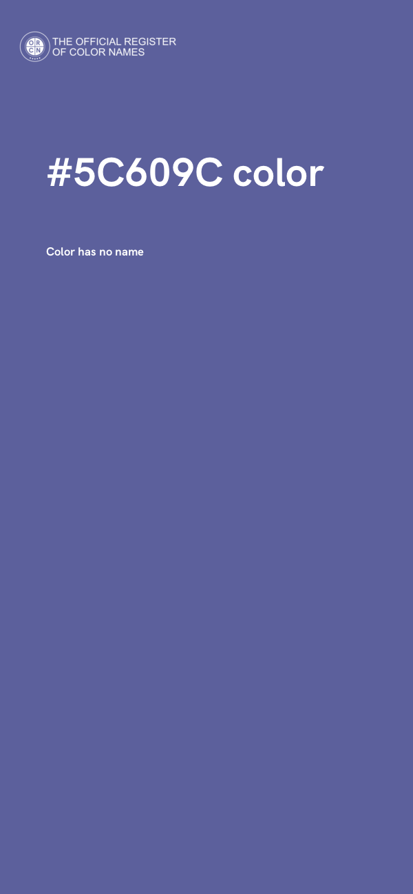 #5C609C color image