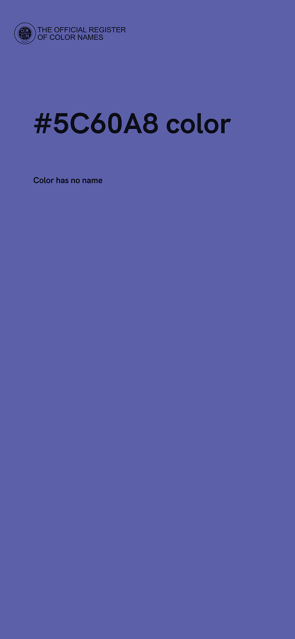 #5C60A8 color image