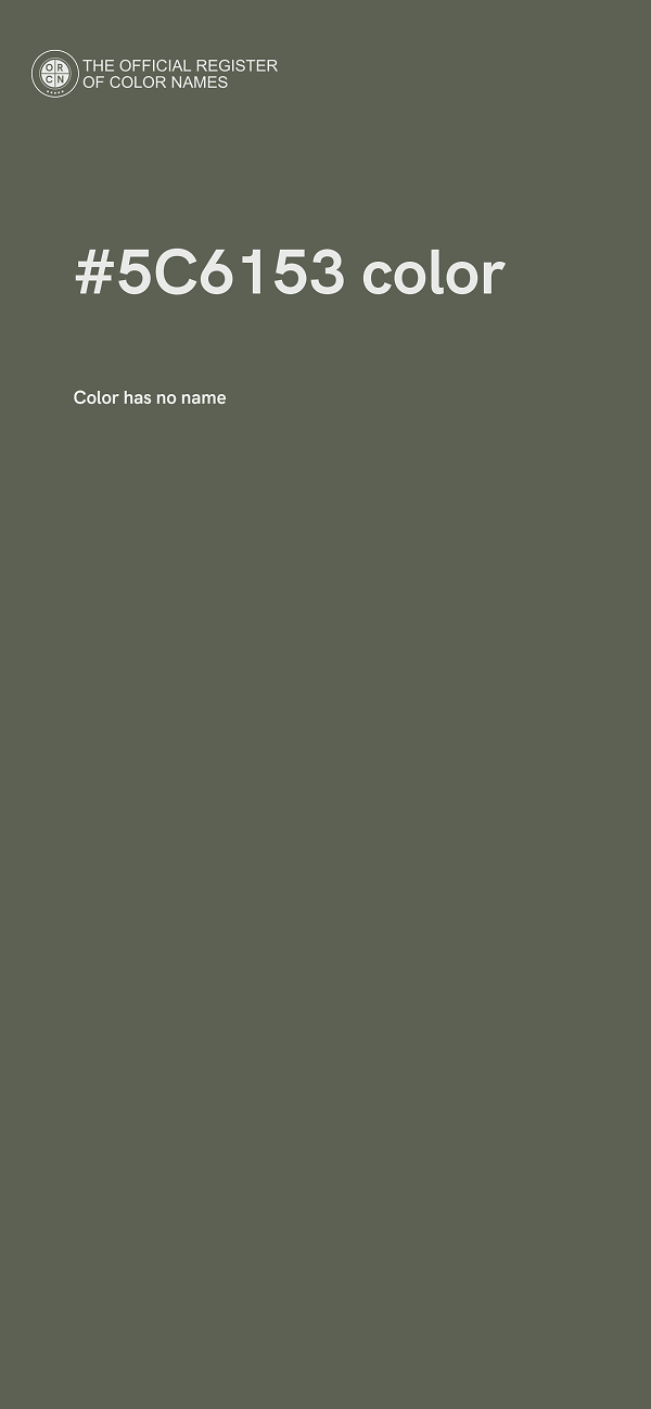 #5C6153 color image