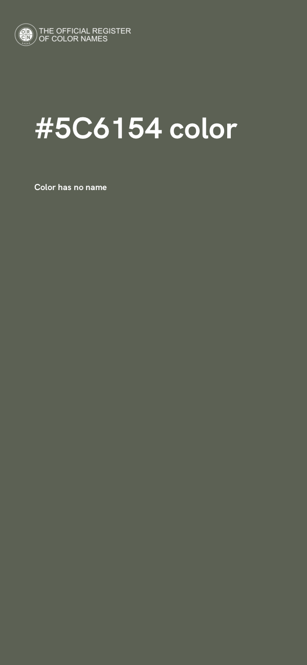 #5C6154 color image
