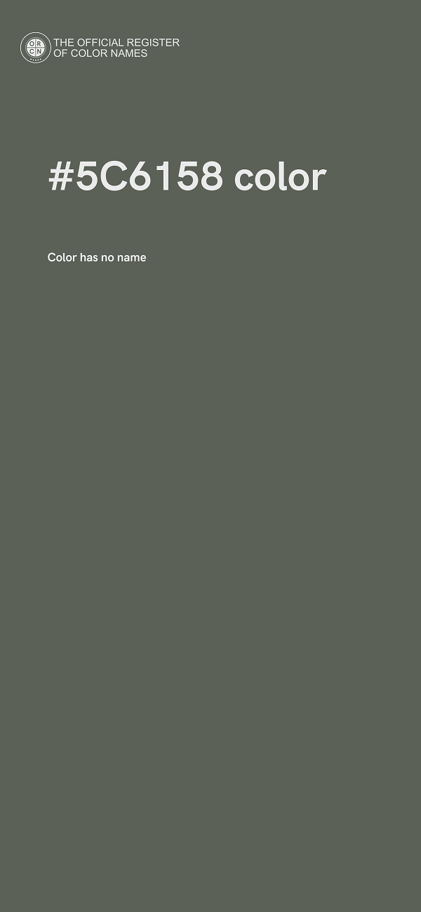 #5C6158 color image