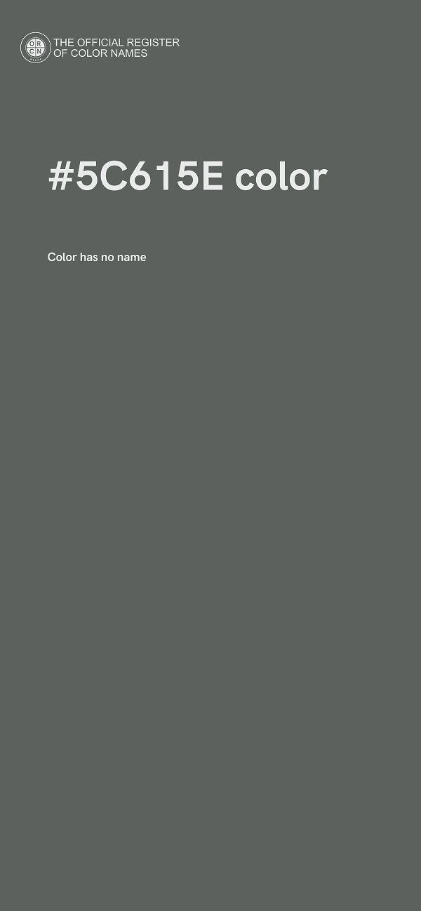 #5C615E color image