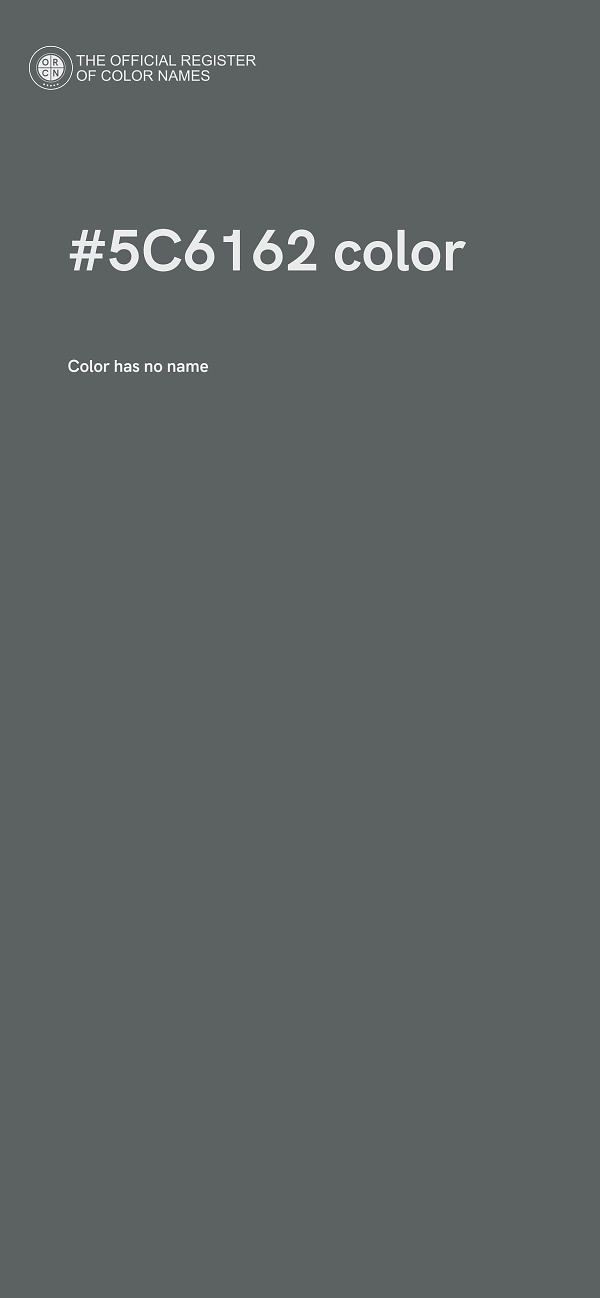 #5C6162 color image