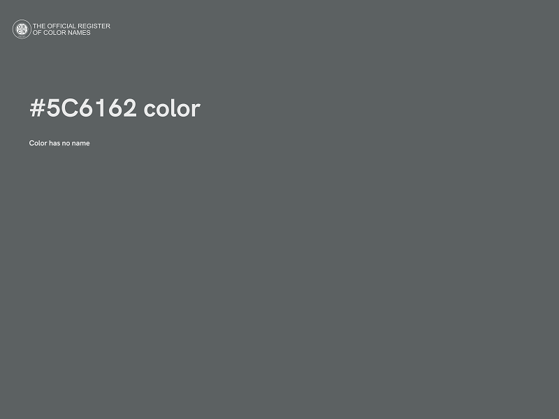 #5C6162 color image