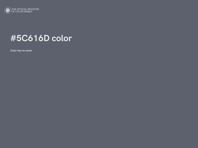 #5C616D color image