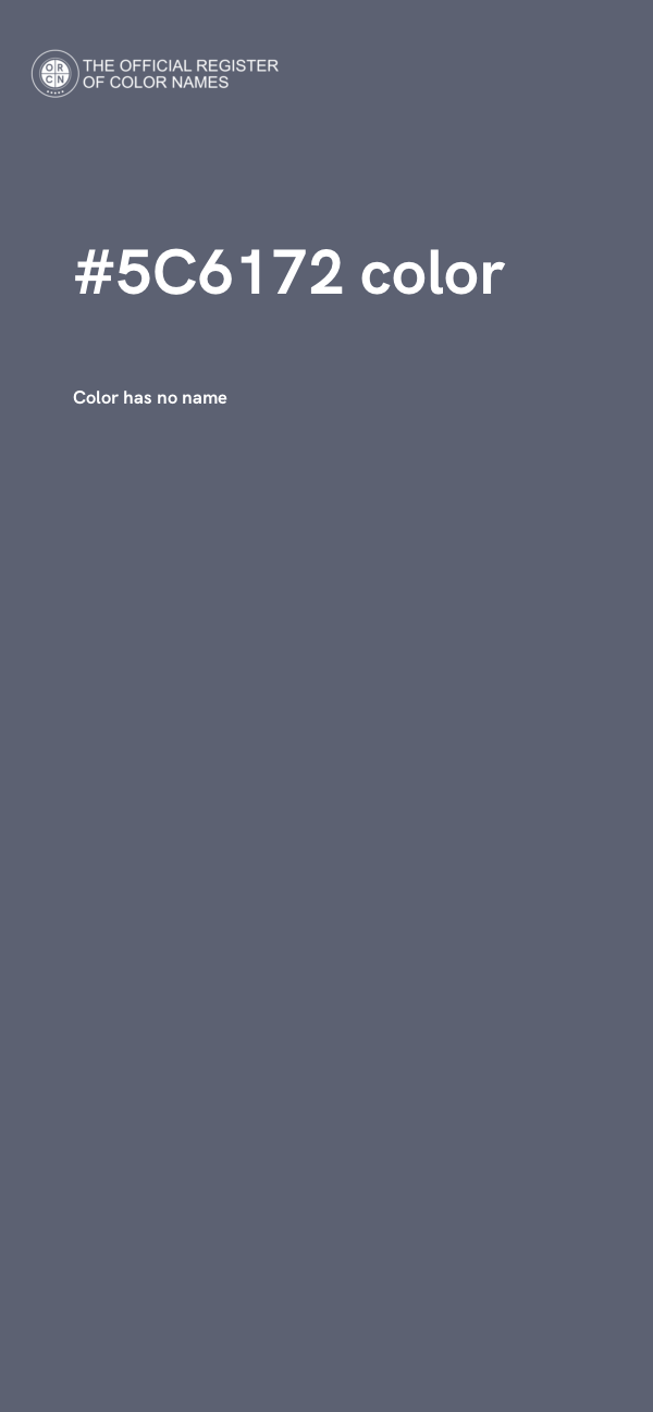 #5C6172 color image