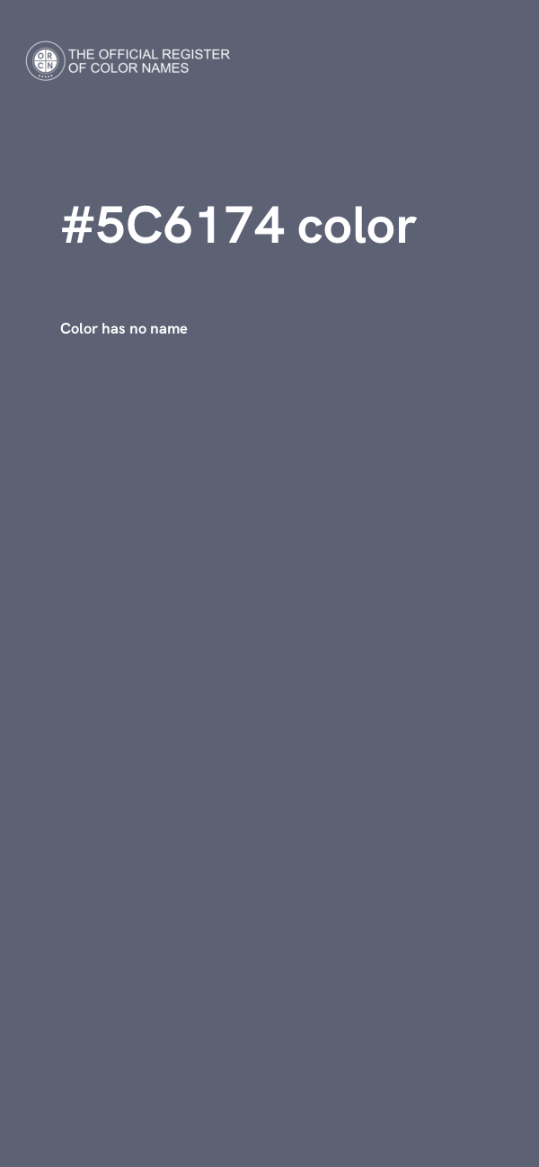 #5C6174 color image