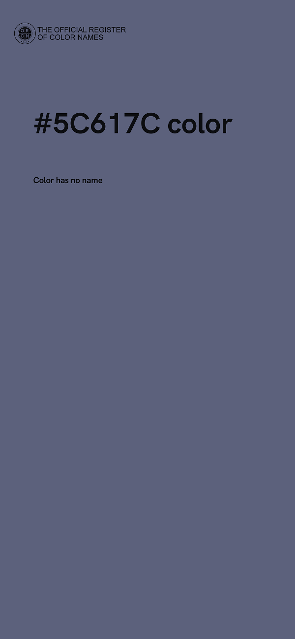 #5C617C color image