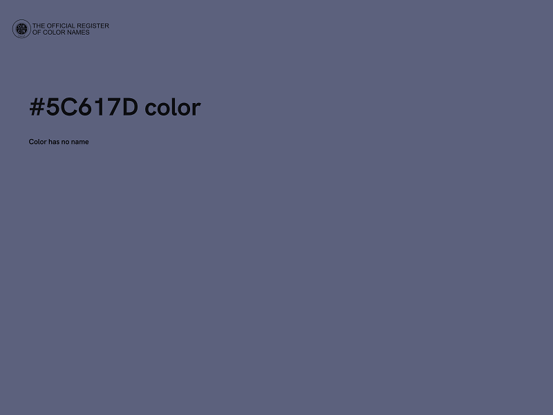 #5C617D color image