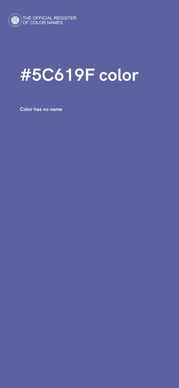 #5C619F color image