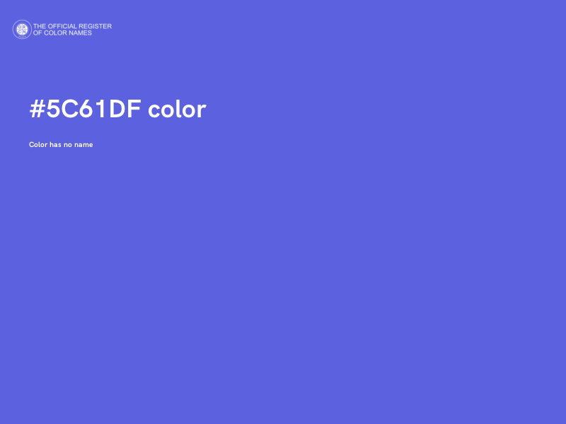 #5C61DF color image