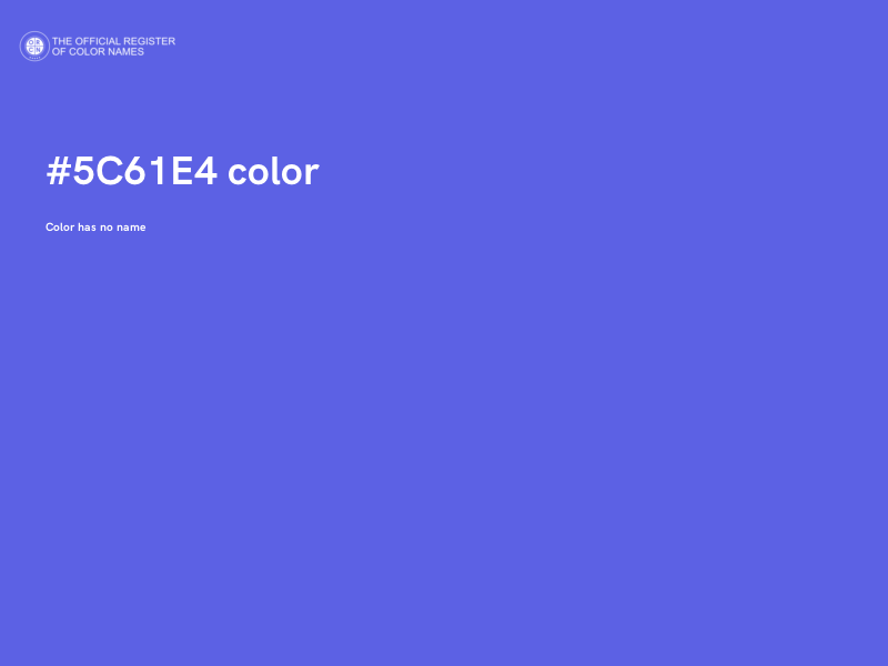 #5C61E4 color image