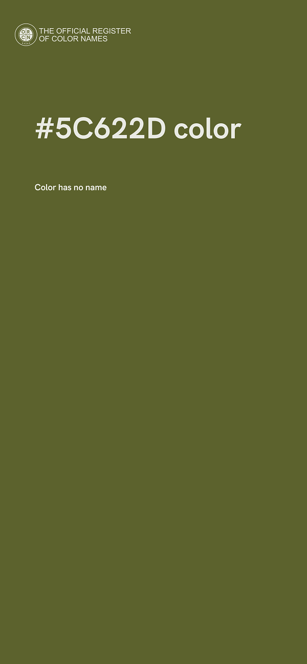 #5C622D color image