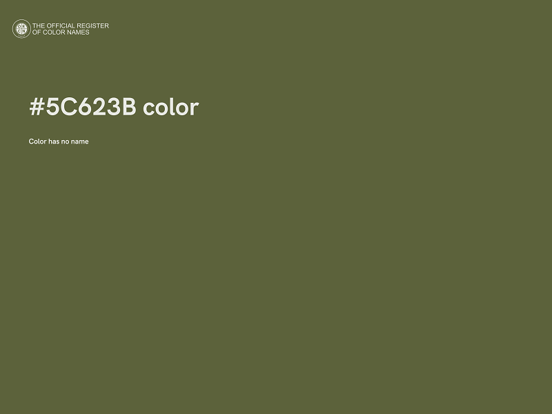 #5C623B color image