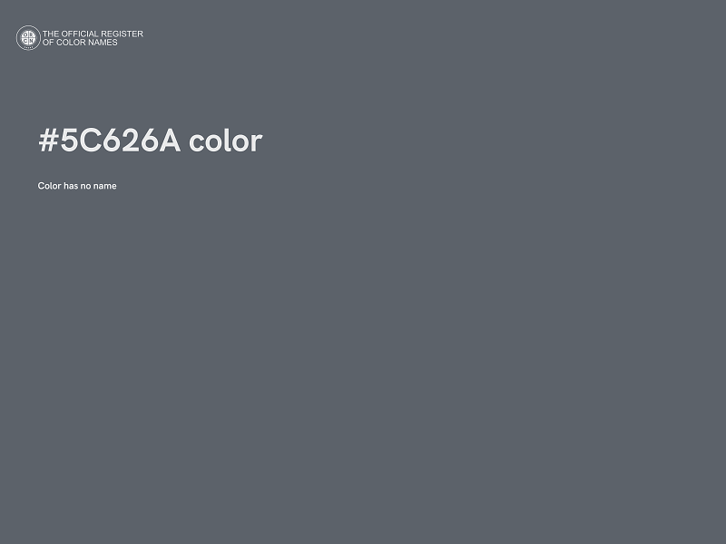 #5C626A color image