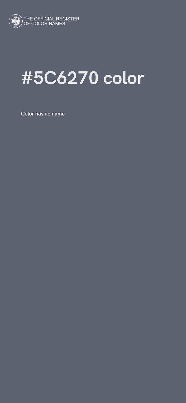 #5C6270 color image