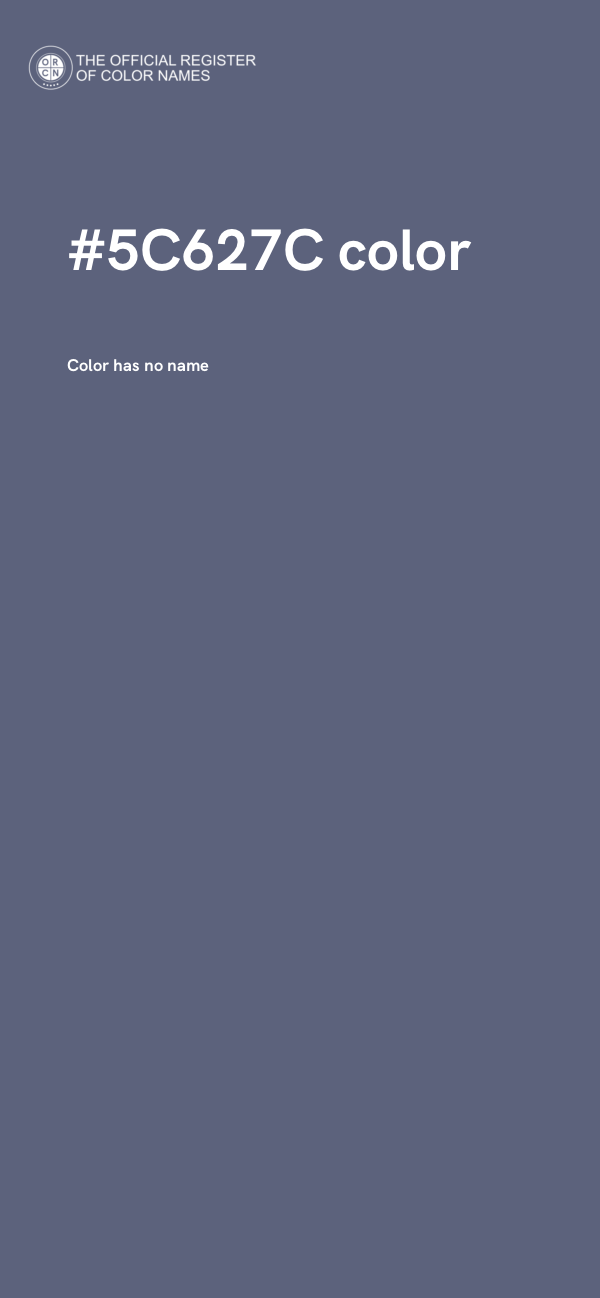 #5C627C color image