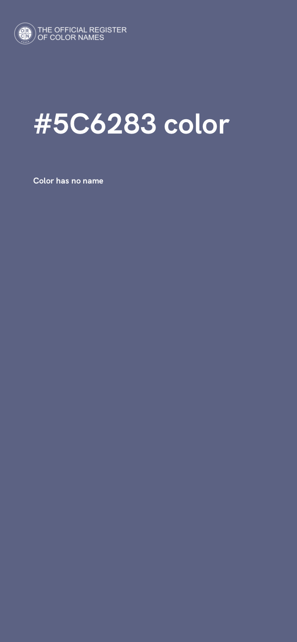 #5C6283 color image