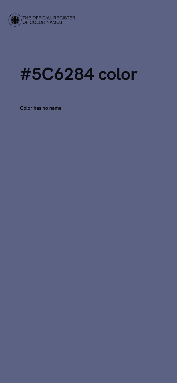 #5C6284 color image